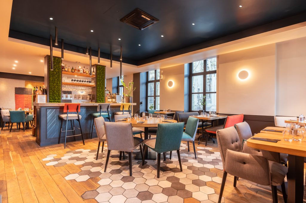 Salle du restaurant bistronomique à Nancy